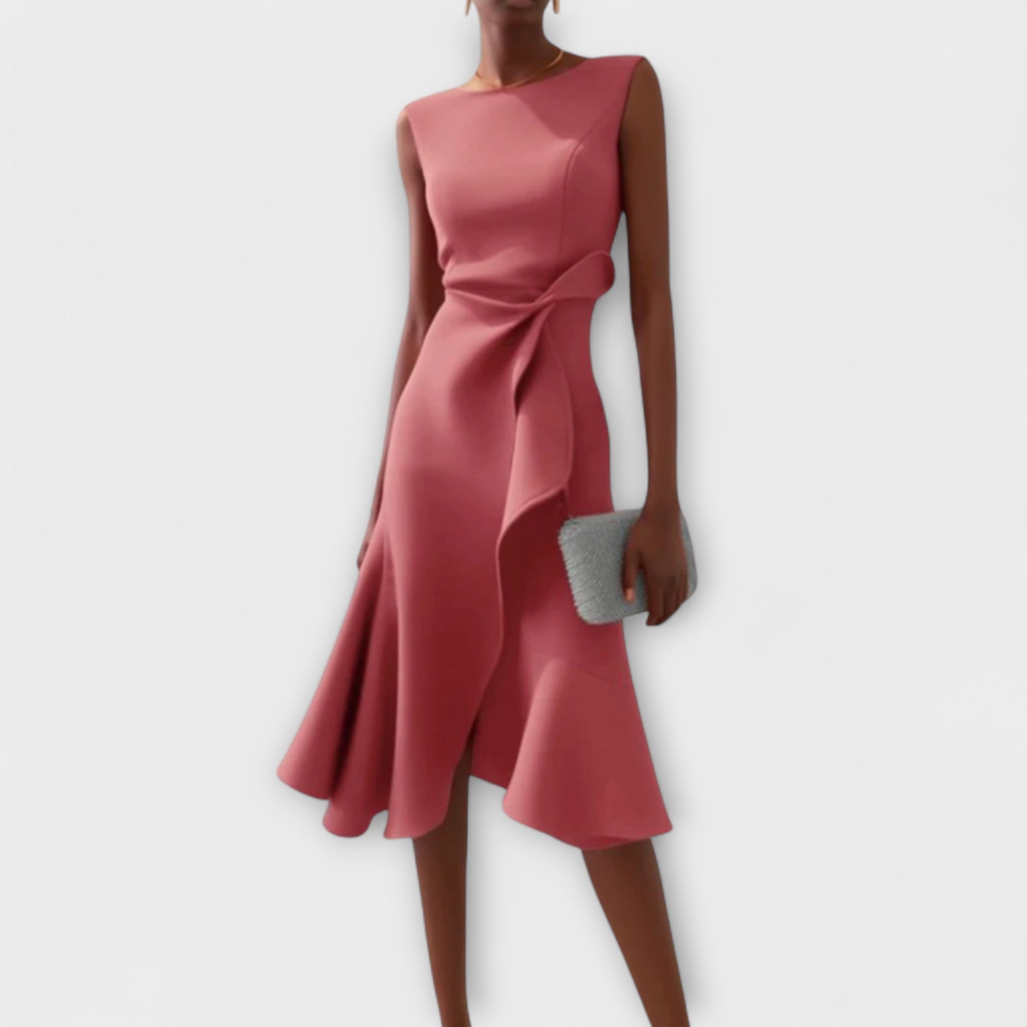 Delilah | Women's Sleeveless Wrap Midi Dress