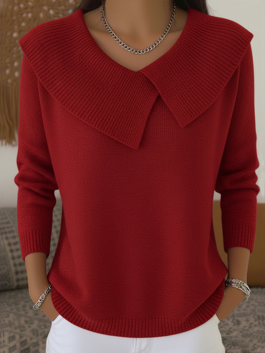 Devon | Women's Collared Long Sleeve Sweater