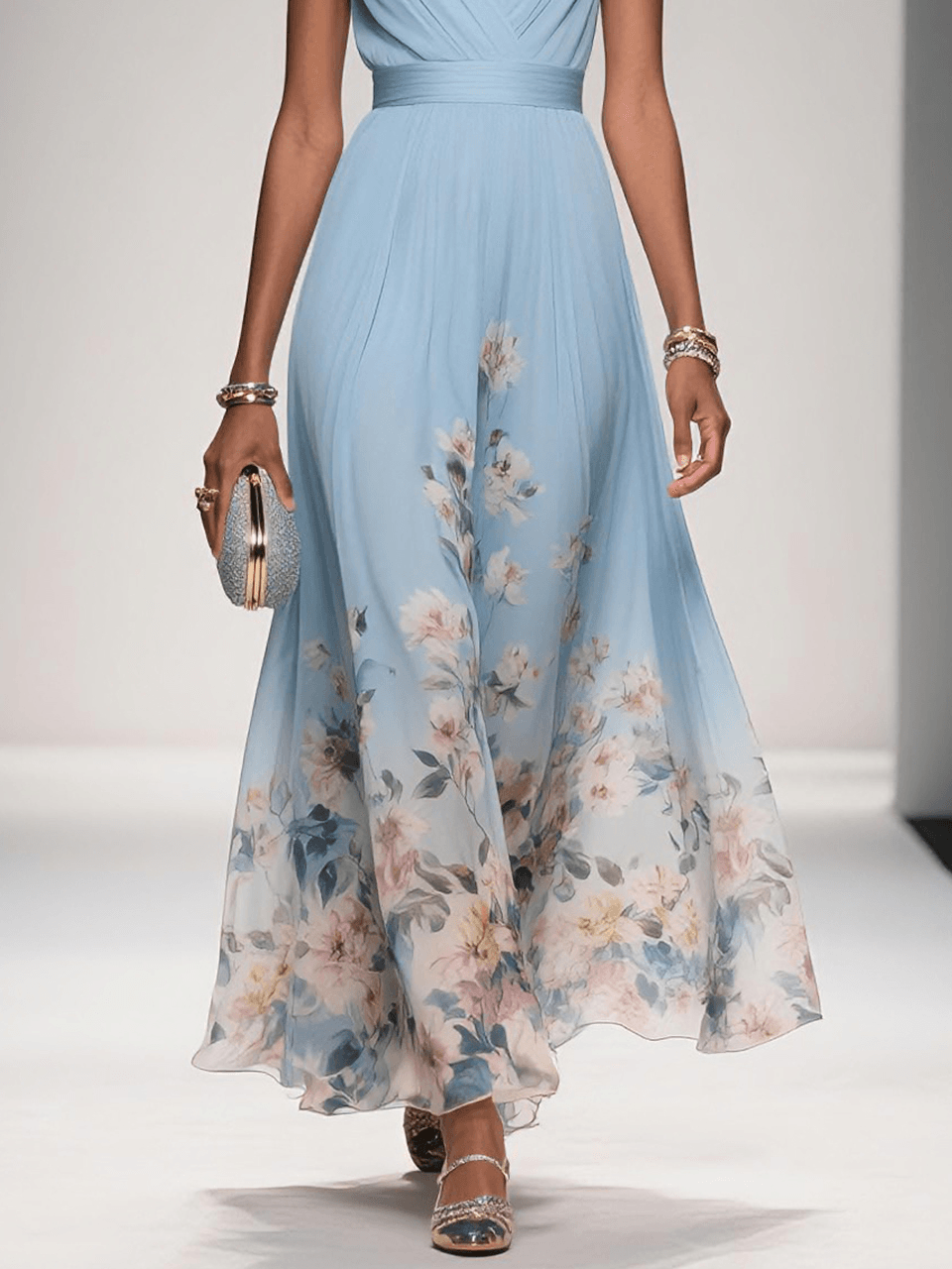 Alexa | Women Floral Print Wedding Guest Dress