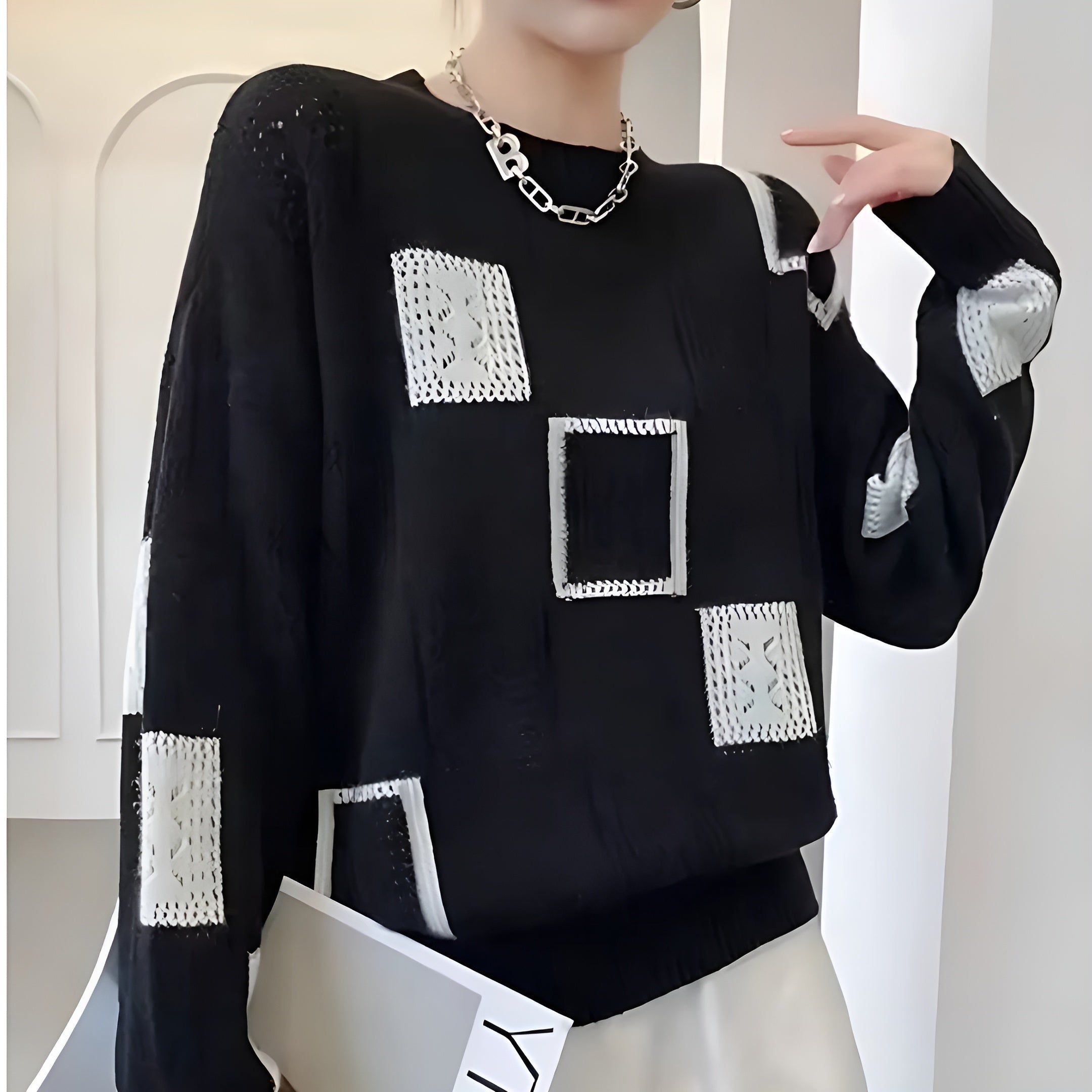 Erin | Women's Oversized Crew Neck Sweater