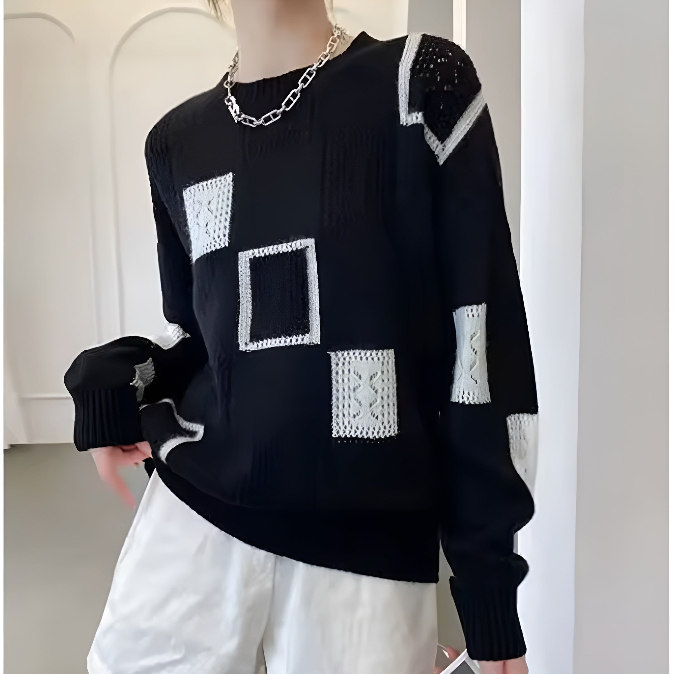 Erin | Women's Oversized Crew Neck Sweater