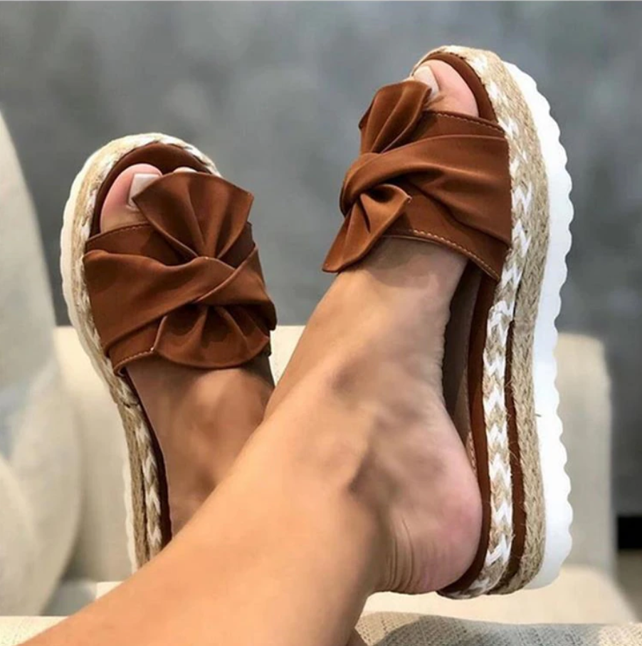 Esther | Women's Bow Platform Sandals