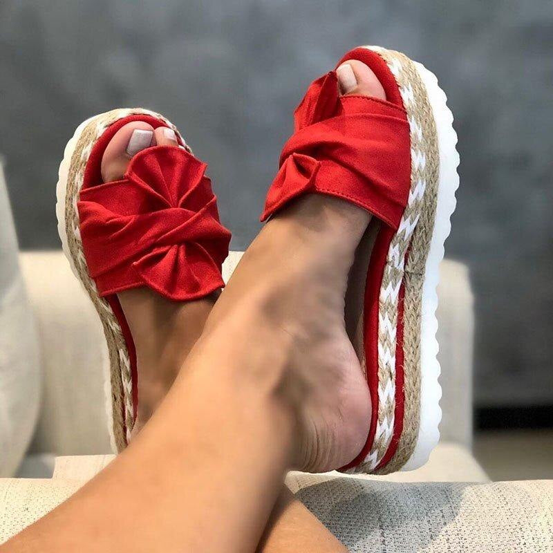 Esther | Women's Bow Platform Sandals