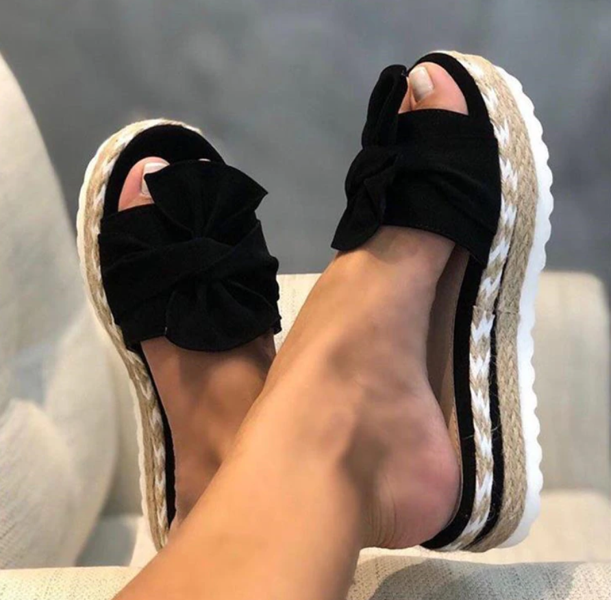 Esther | Women's Bow Platform Sandals