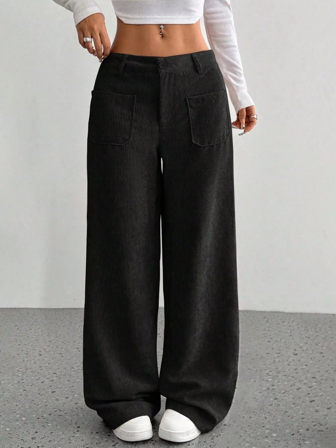 Fern | Women's High-Waisted Wide Leg Pants