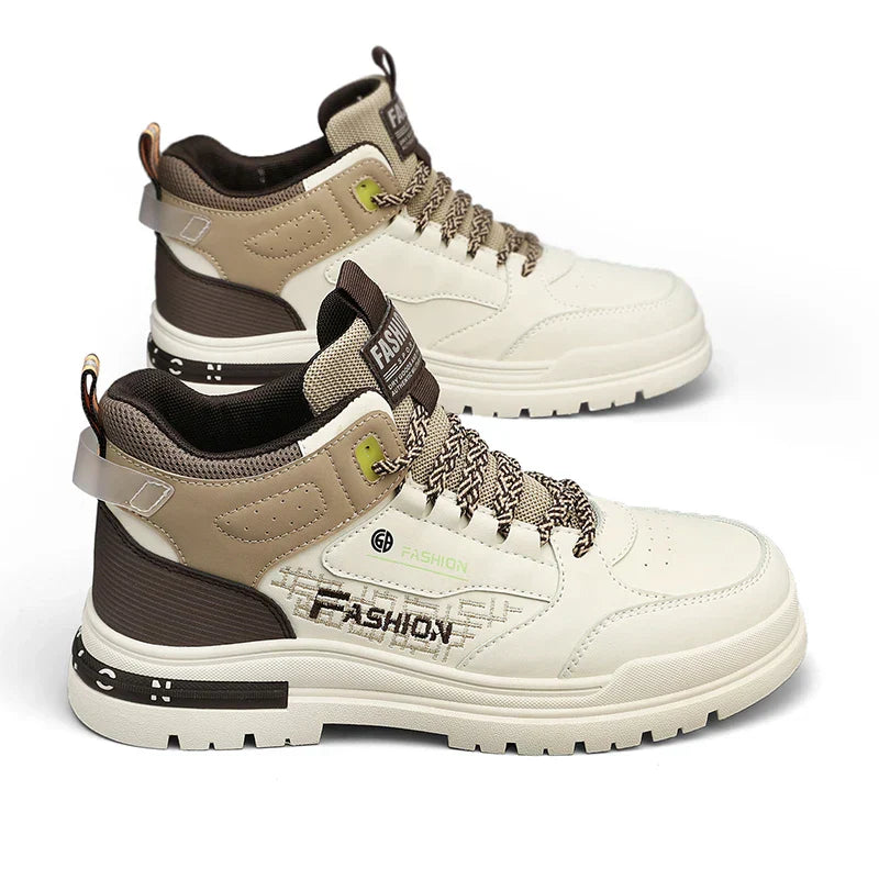 Frederick | Men's High Top Lace-Up Sneakers