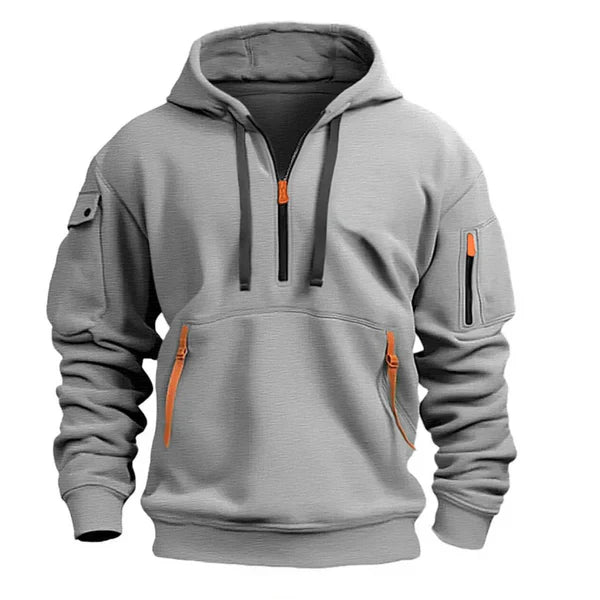 Gavin | Men's Half-Zip Pullover Hoodie