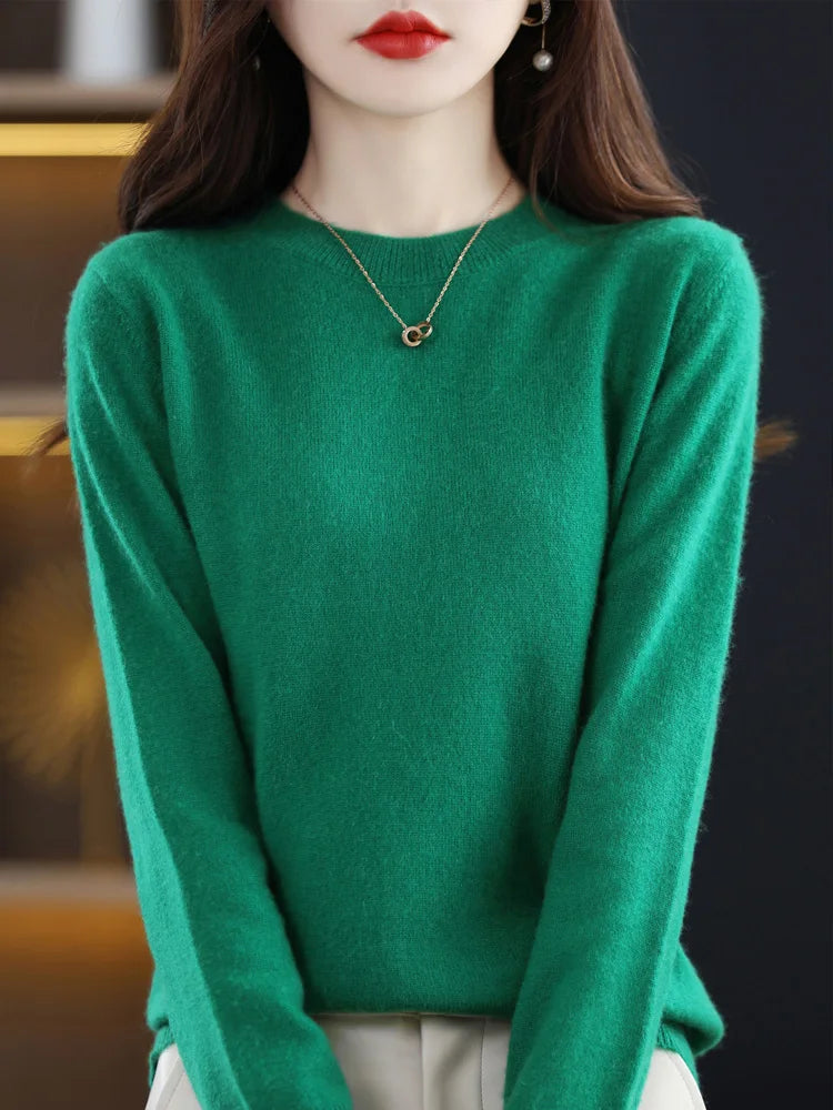 Helen | Women's Fitted Crewneck Sweater