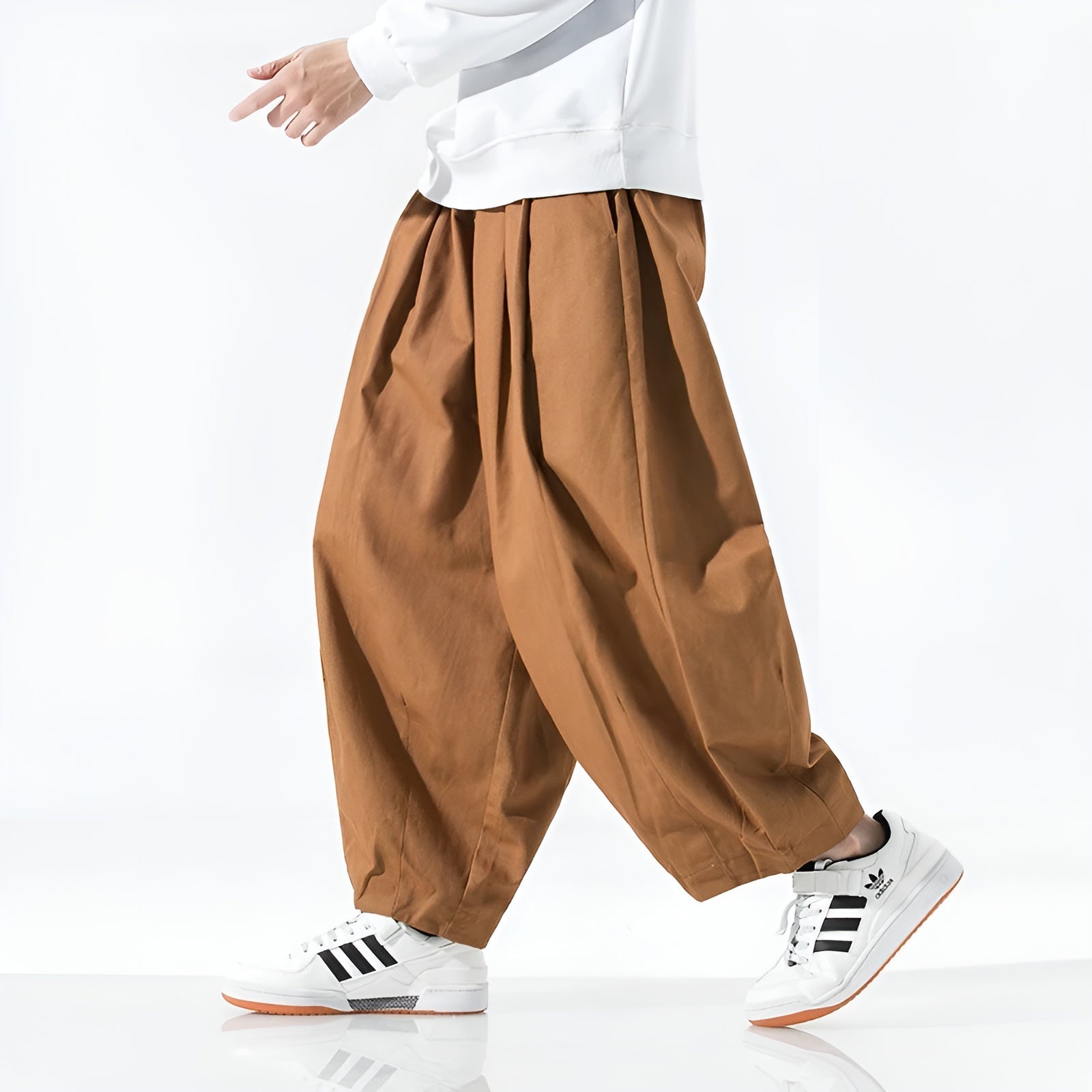 Hunter | Men's Wide Leg Pleated Pants