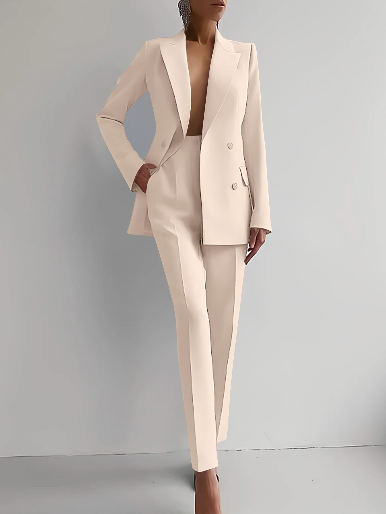 Madison | Women Elegant Red Suit Set