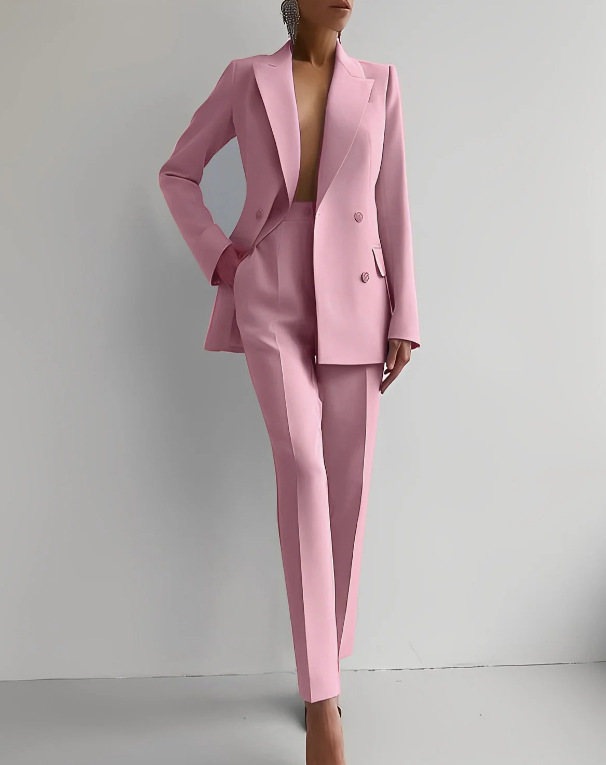 Madison | Women Elegant Red Suit Set