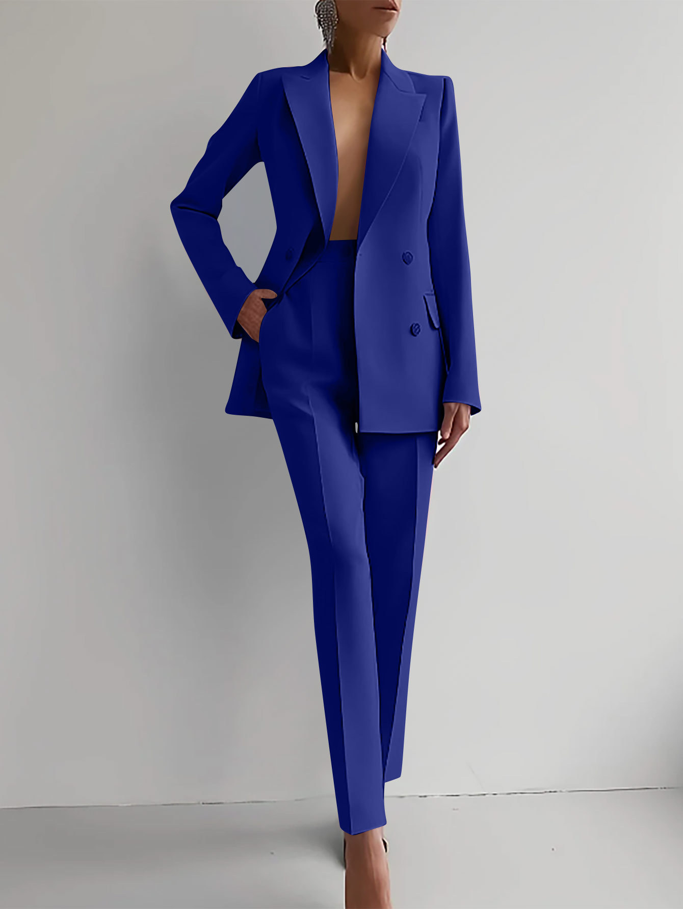Madison | Women Elegant Red Suit Set