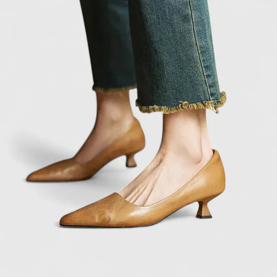 Rachel | Women Orthopedic Kitten Heel Pumps
