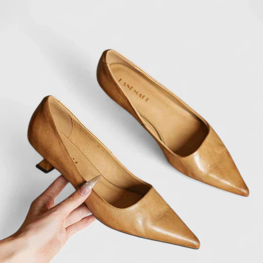 Rachel | Women Orthopedic Kitten Heel Pumps