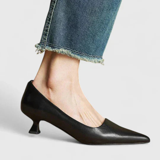 Rachel | Women Orthopedic Kitten Heel Pumps