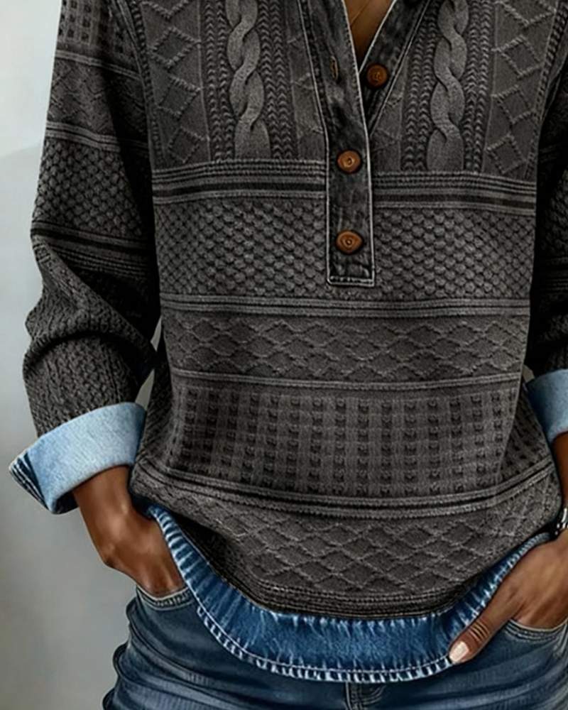 Ivy | Women's Button-Down Long Sleeve Blouse