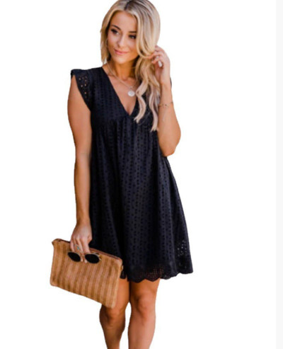 Jacqueline | Women's Sleeveless A-Line Mini Dress