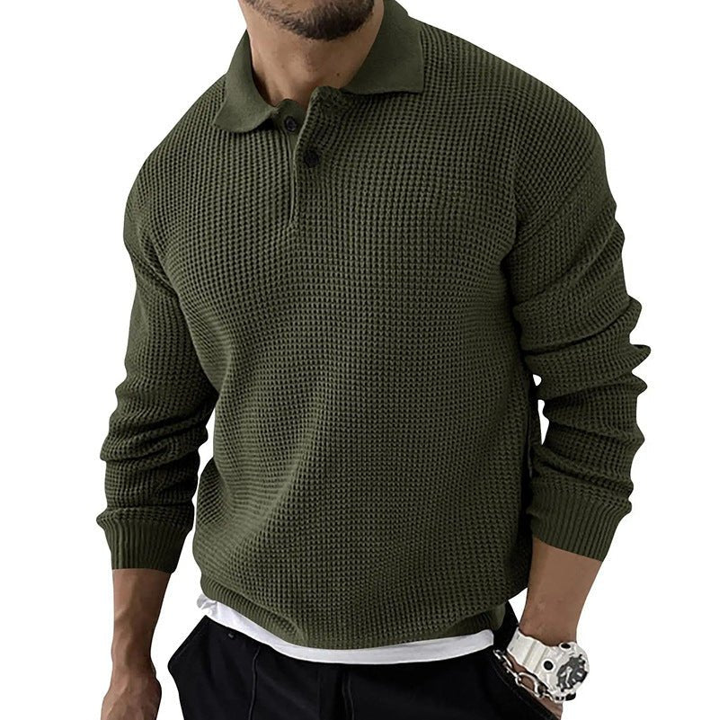 Jake | Men's Polo Button-Down Sweater