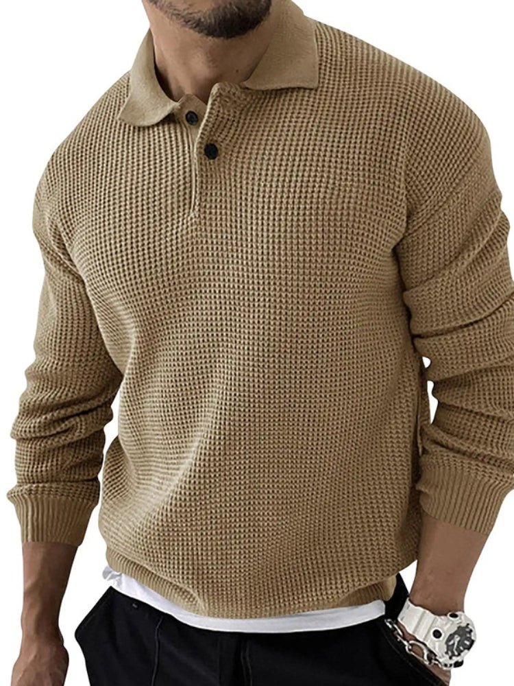 Jake | Men's Polo Button-Down Sweater