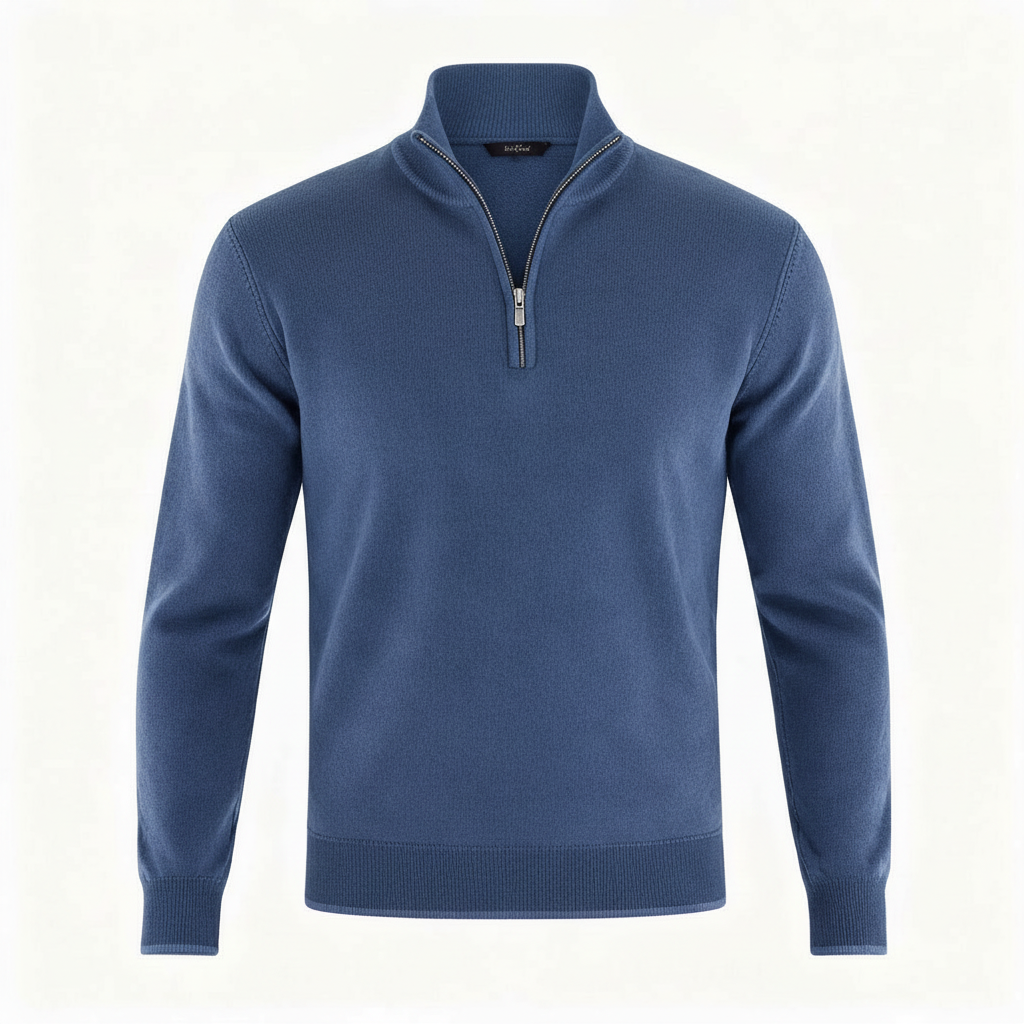 Jason | Men's Quarter-Zip Mock Neck Sweater