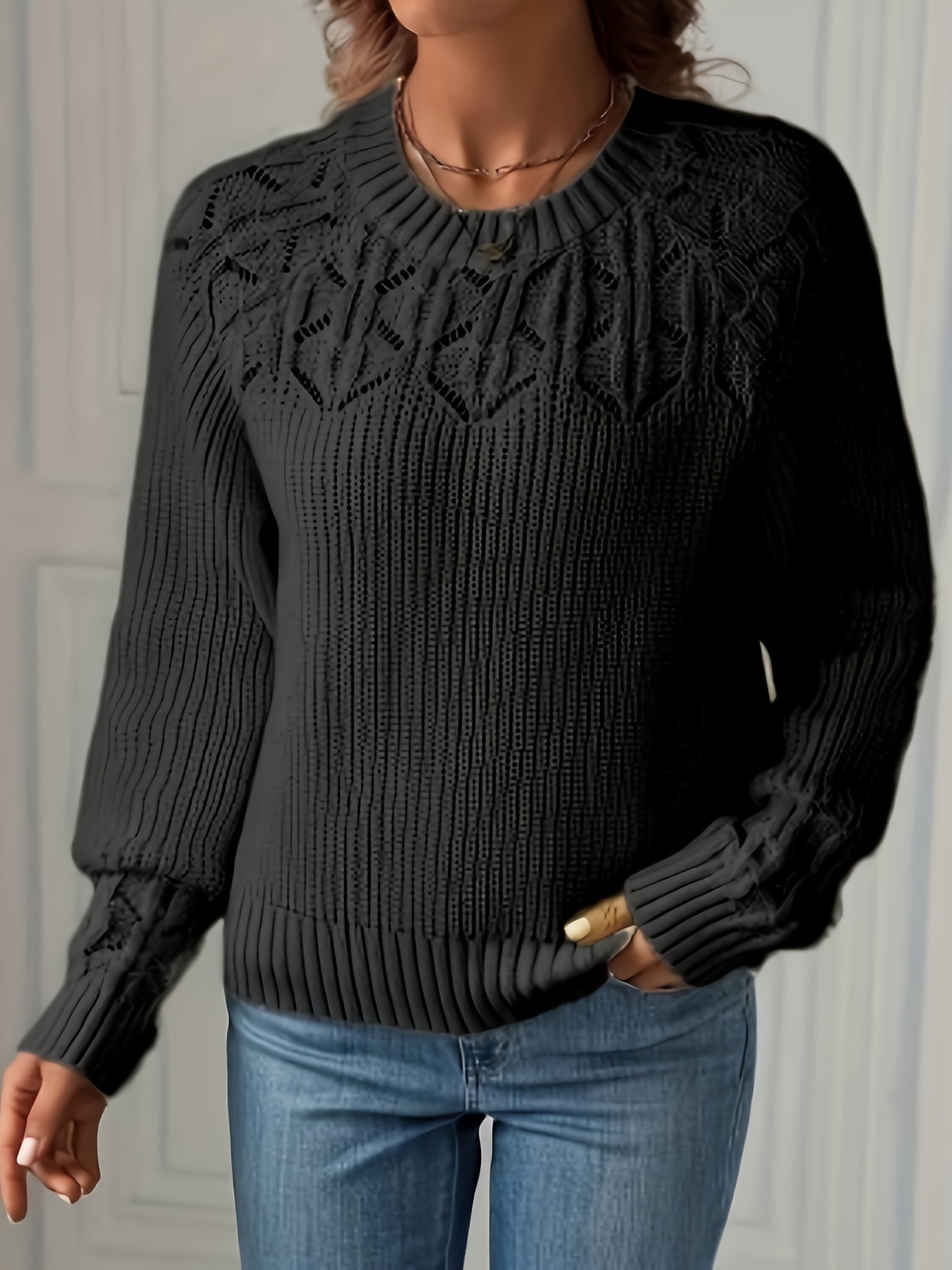 Jayla | Women's Long Sleeve Knit Sweater