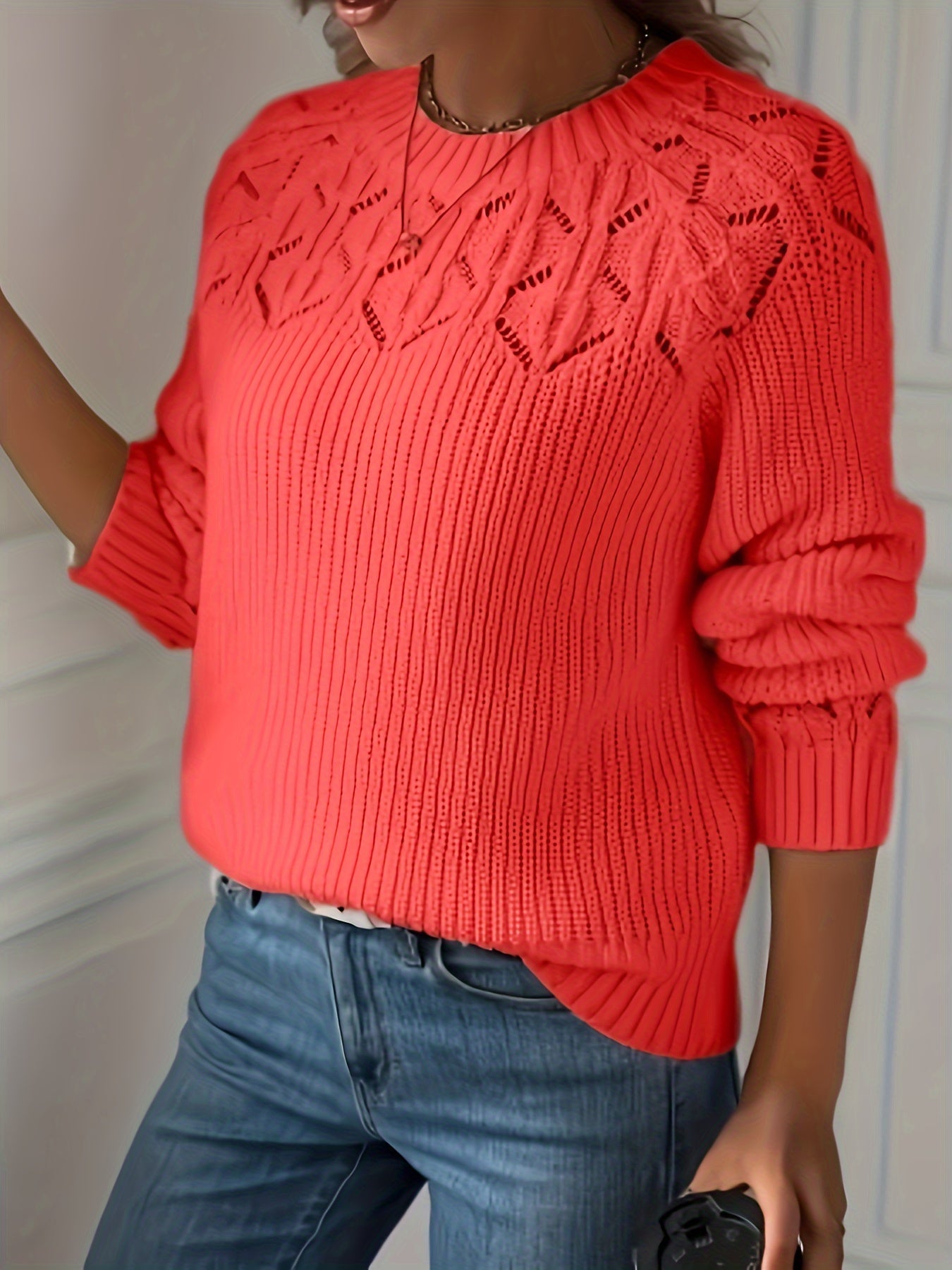 Jayla | Women's Long Sleeve Knit Sweater