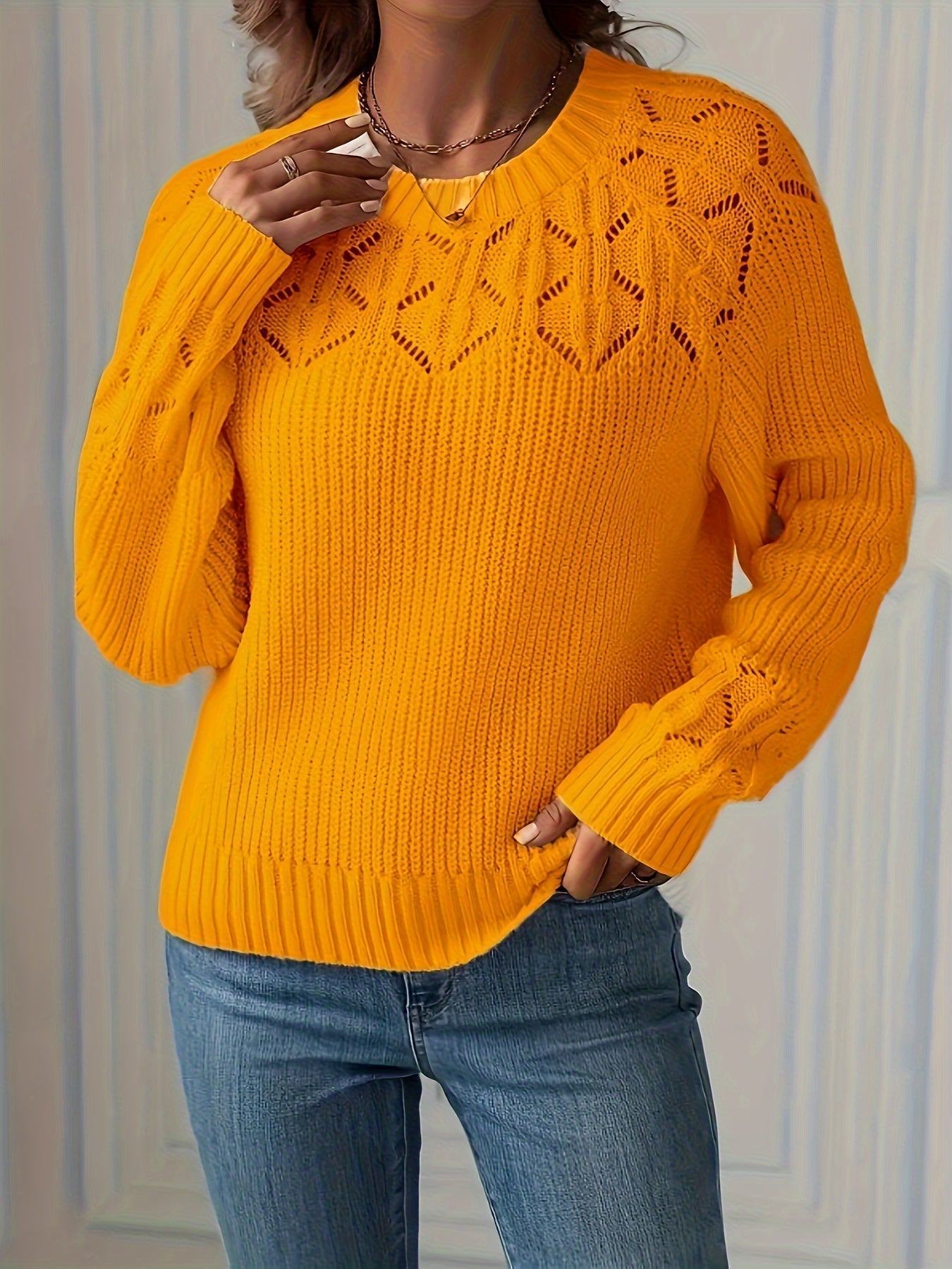 Jayla | Women's Long Sleeve Knit Sweater