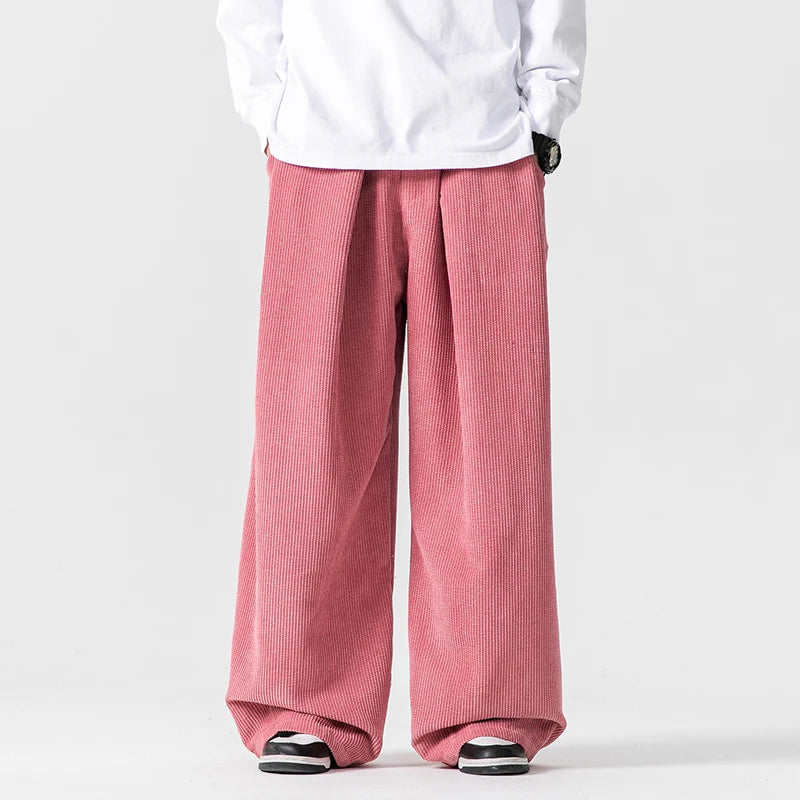 Jim | Men's Wide Leg Pleated Pants