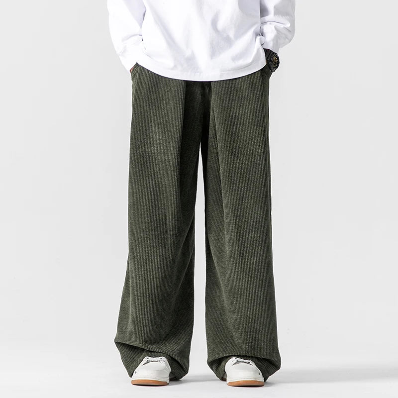 Jim | Men's Wide Leg Pleated Pants