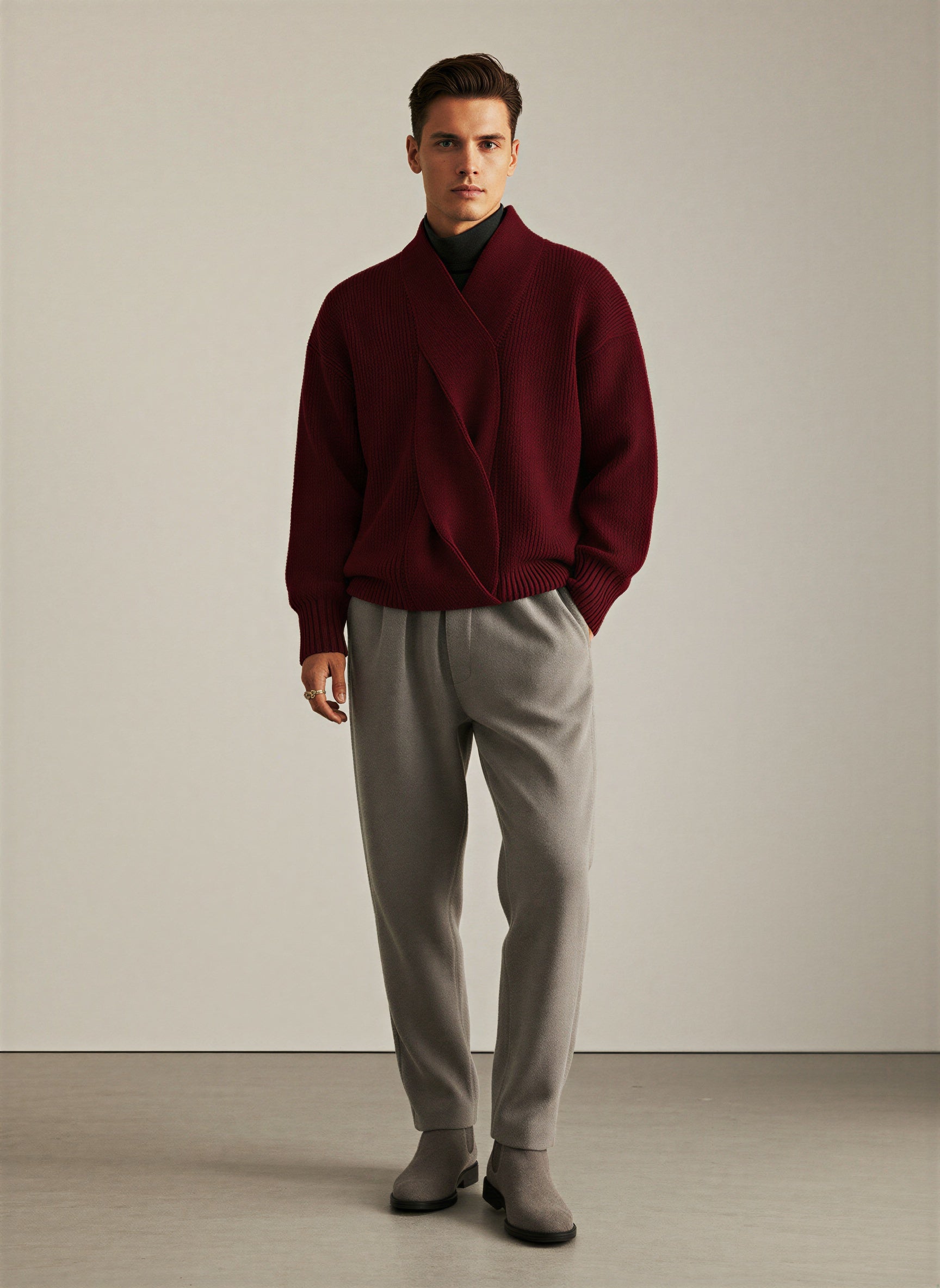 Joey | Men's Shawl Collar Sweater