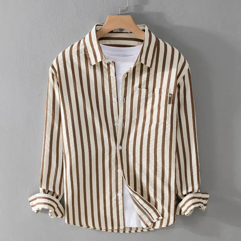 Jonas | Men's Long Sleeve Striped Shirt