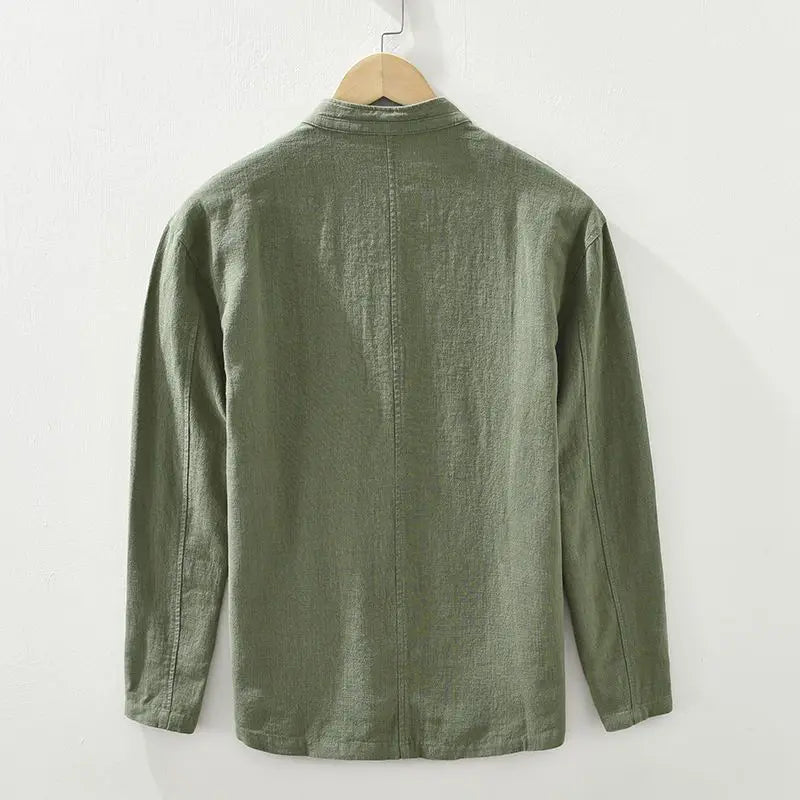 Josiah | Men's Long Sleeve Casual Shirt Jacket