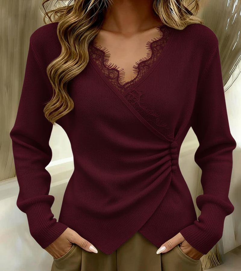 Joy | Women's Wrap Long Sleeve Top