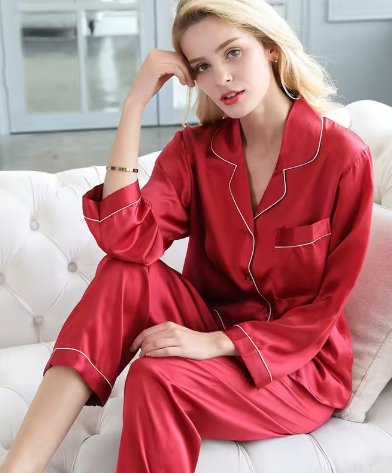 Judy | Women's Long Sleeve Button-Down Pajama Set