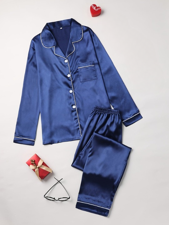 Judy | Women's Long Sleeve Button-Down Pajama Set