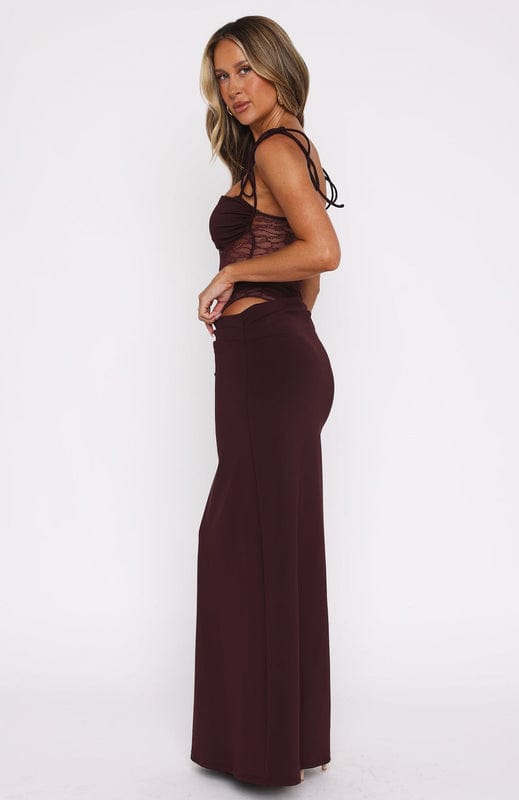 Kara | Women's Sleeveless Lace Maxi Dress