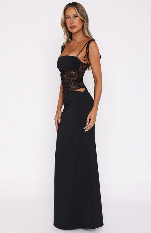 Kara | Women's Sleeveless Lace Maxi Dress