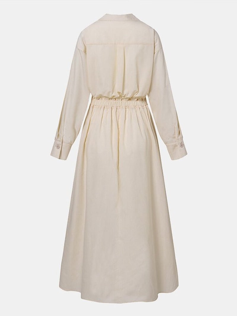 Kate | Women's V-Neck A-Line Midi Dress