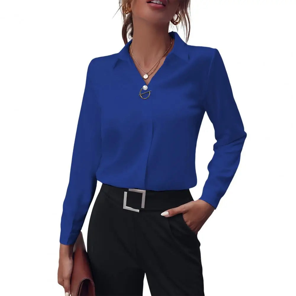 Kiara | Women's Long Sleeve Button-Down Blouse