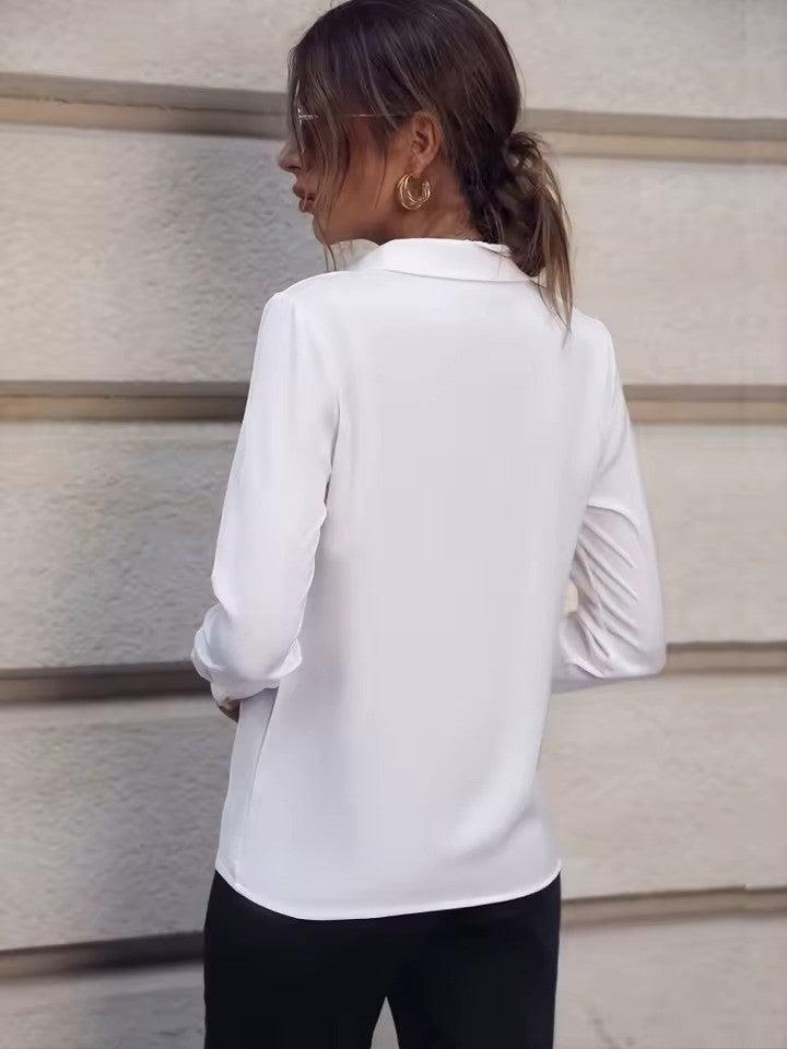 Kiara | Women's Long Sleeve Button-Down Blouse