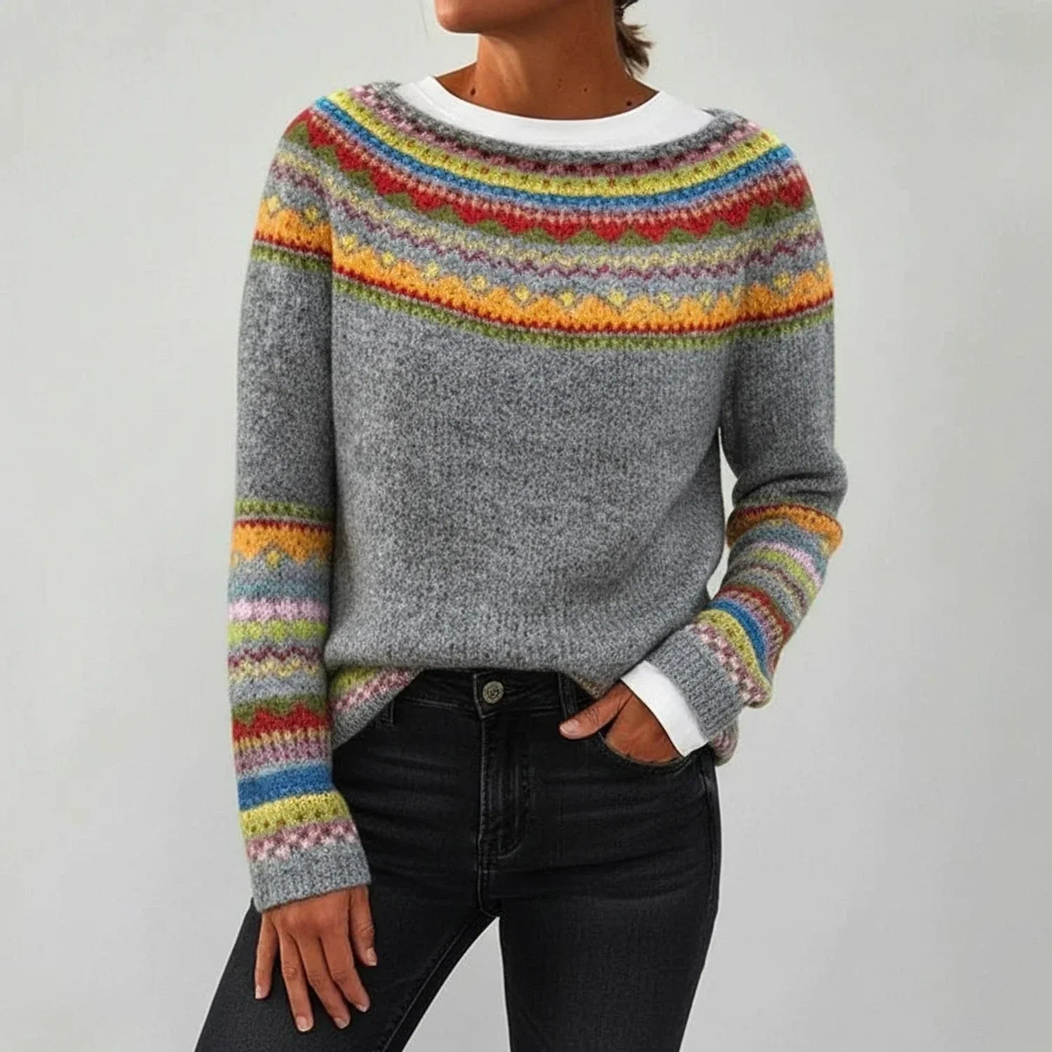 Knit Pullover Sweater for Women