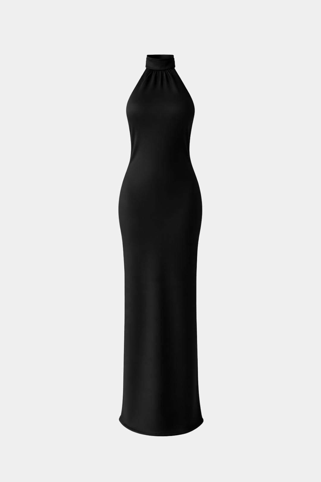 Kristen | Women's Sleeveless Halter Maxi Dress