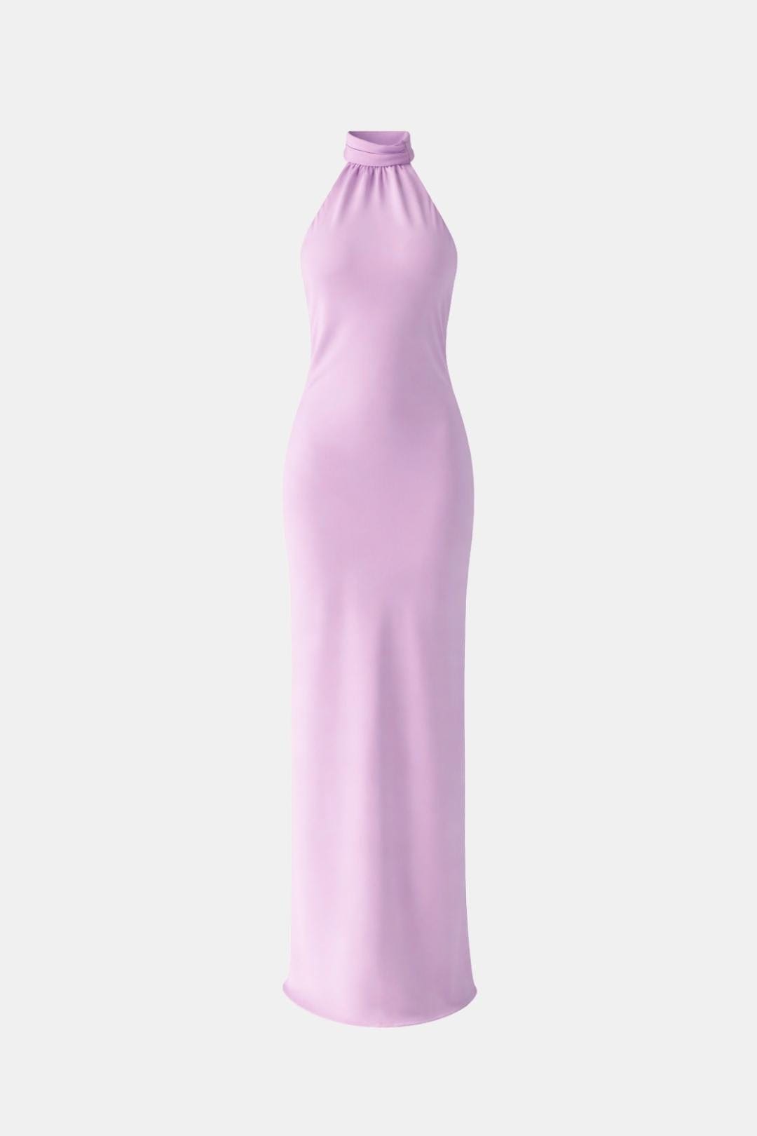 Kristen | Women's Sleeveless Halter Maxi Dress