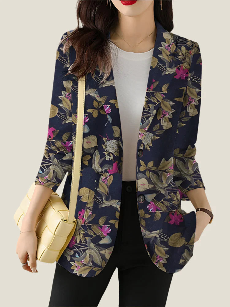 Lauren | Women's Floral Blazer Style Blouse