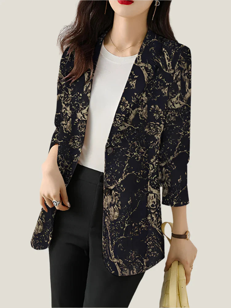 Lauren | Women's Floral Blazer Style Blouse
