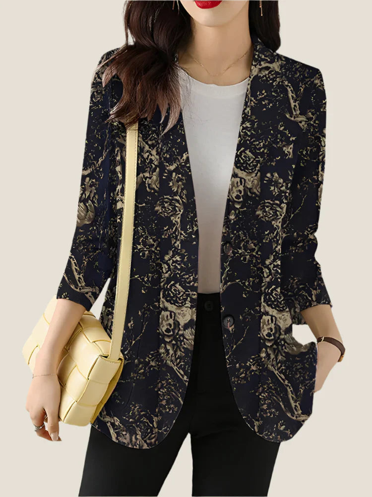 Lauren | Women's Floral Blazer Style Blouse