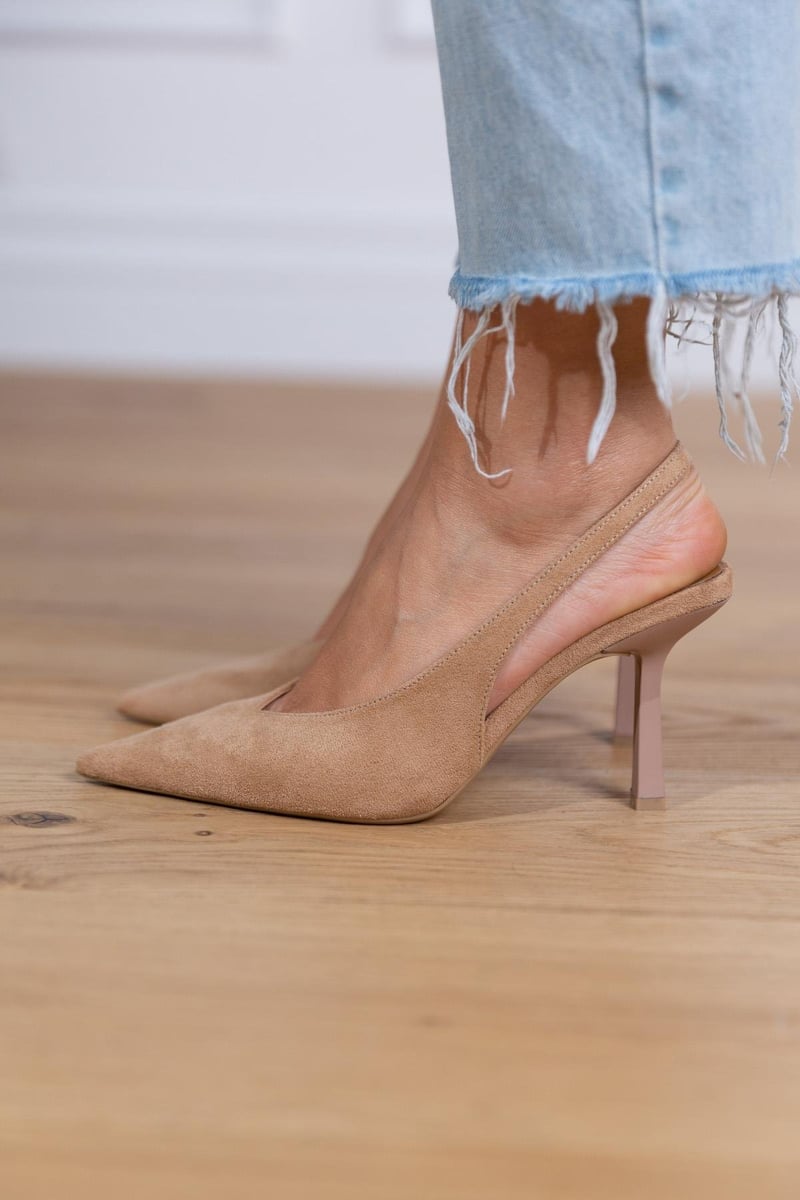 Lena | Women's Slingback Pointed Toe Heels