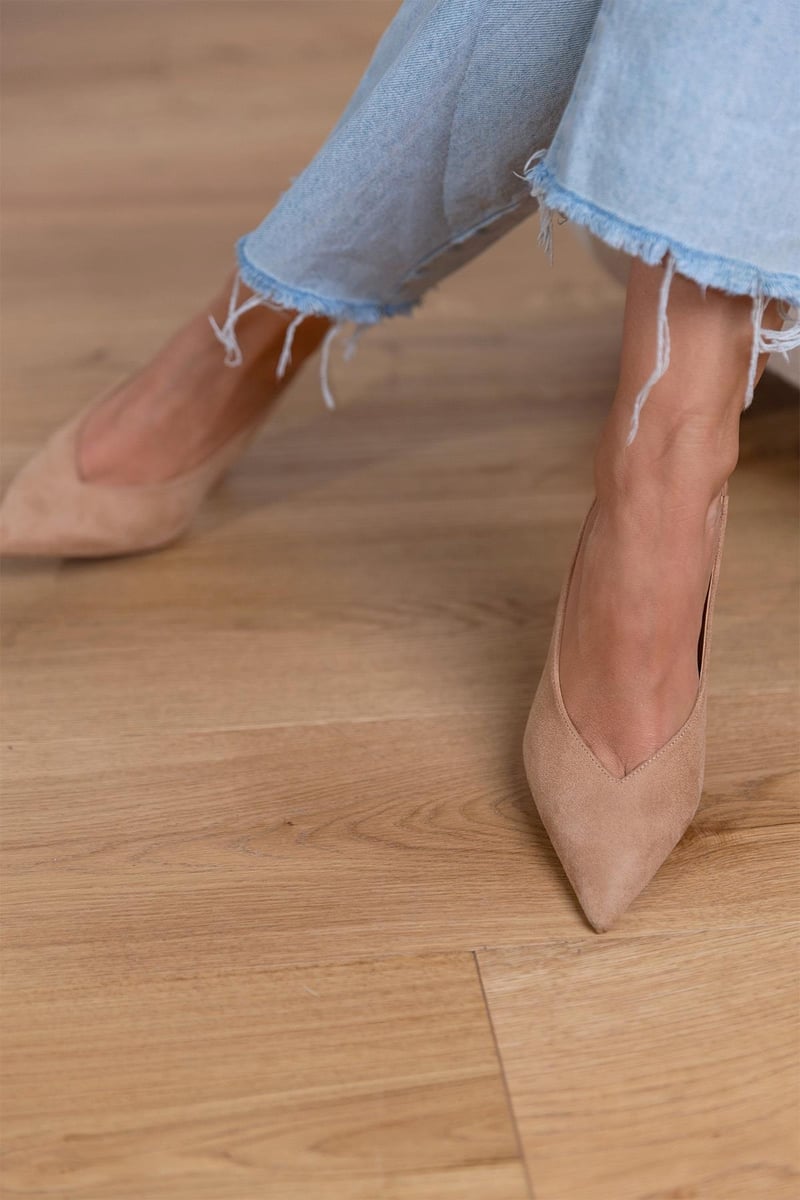 Lena | Women's Slingback Pointed Toe Heels