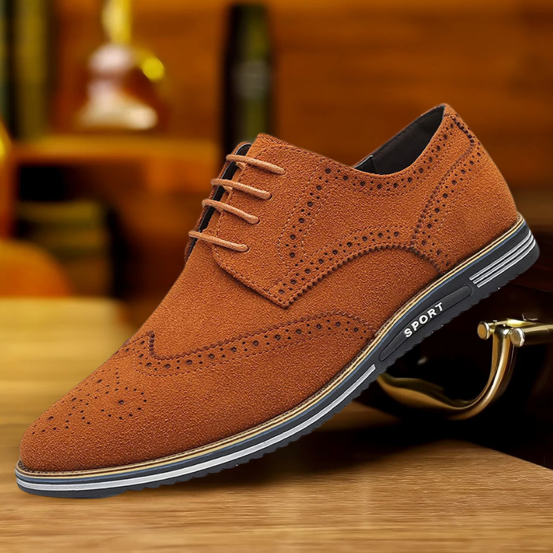 Logan | Men's Wingtip Lace-Up Oxford Shoes
