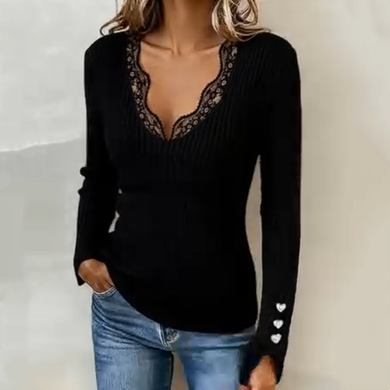 Madeline | Women's Fitted Long Sleeve Top